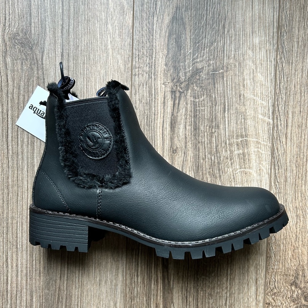 New! Aquatherm Meena Black Ankle Winter Boots | 10 - Picture 11 of 14